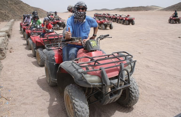 Quad Tour am Nachmittag durch die Wüste von El Quseir